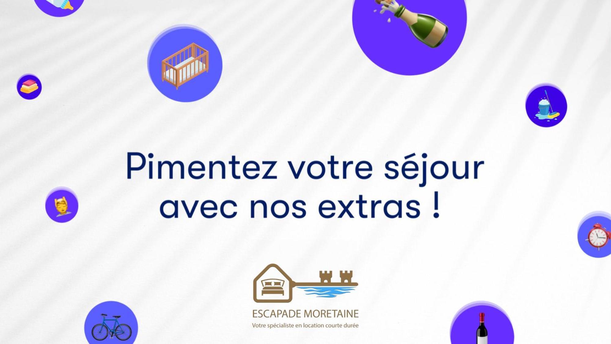 Grand T2 Renove - Bord Du Canal - Commerces A Pied Moret-sur-Loing Exterior foto